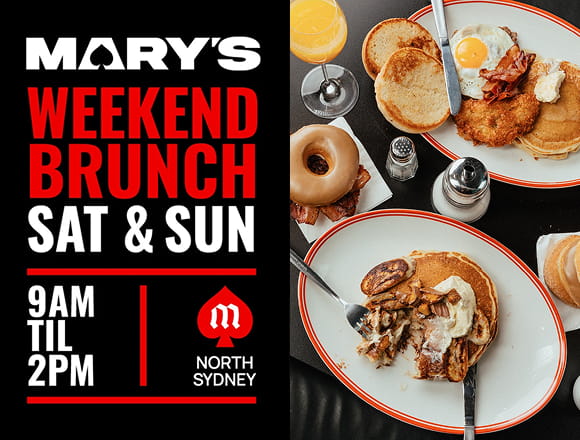 Mary's <br>Weekend Brunch
